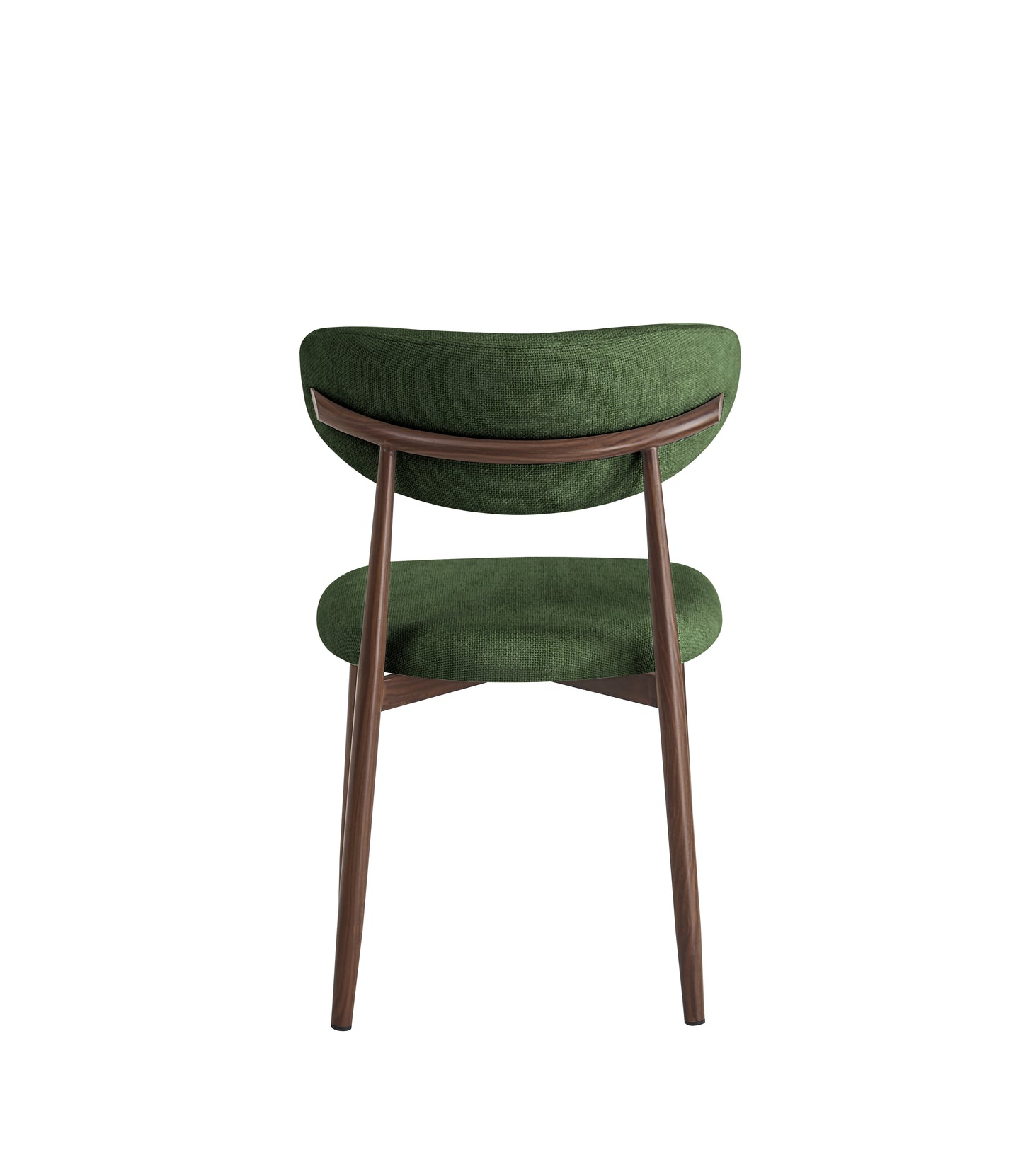 Eetkamerstoel Ronnie – 09 olive Bekleding & Walnoothout frame