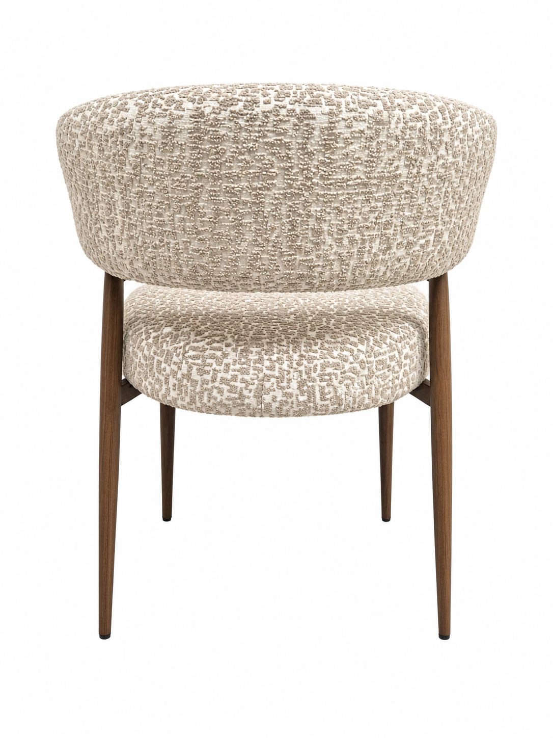 Stoel Sil in patroon beige