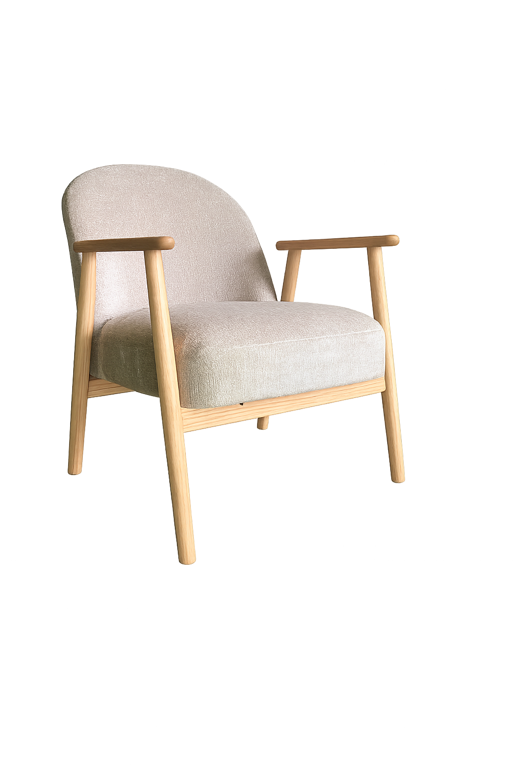 Makena fauteuil in stof Harmony 04 beige