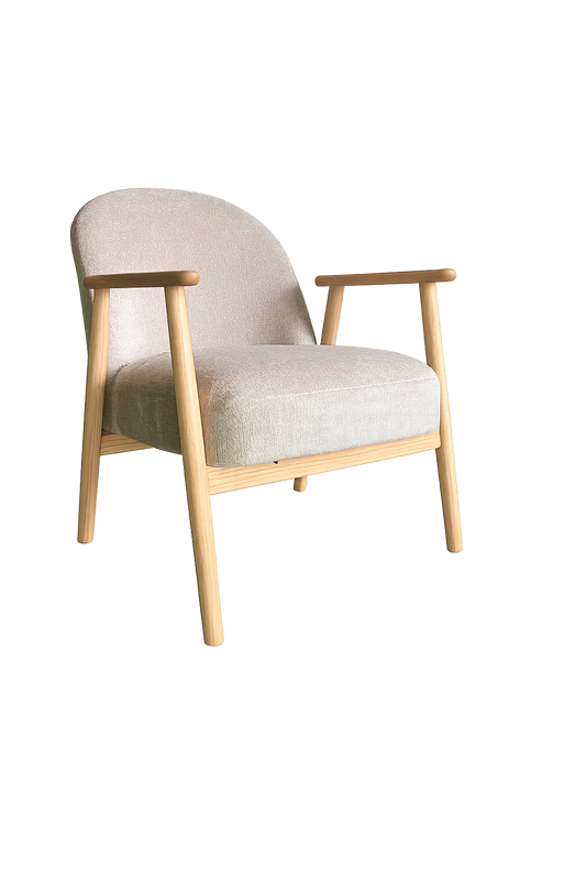 Makena fauteuil in stof Harmony 04 beige