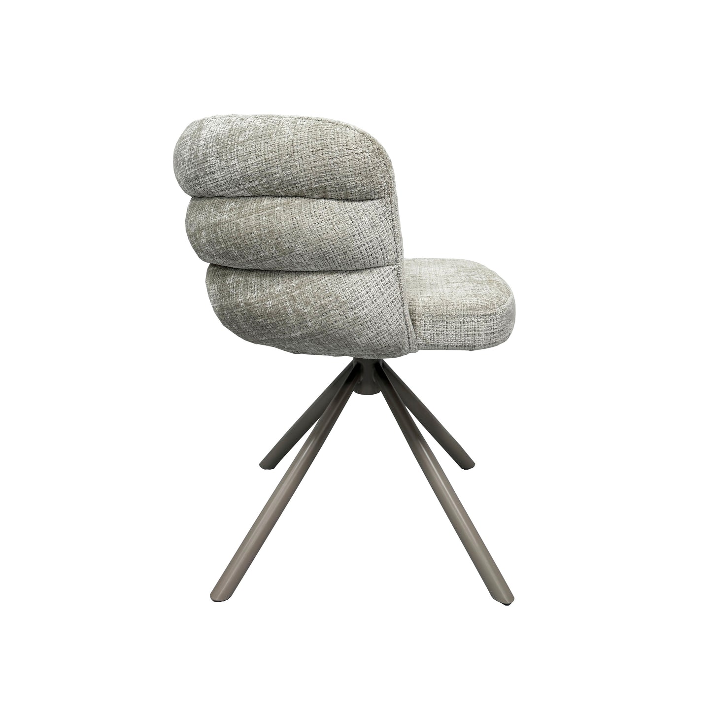 Eetkamerstoel Joep – Beige draaistoel in stof Cremona 04