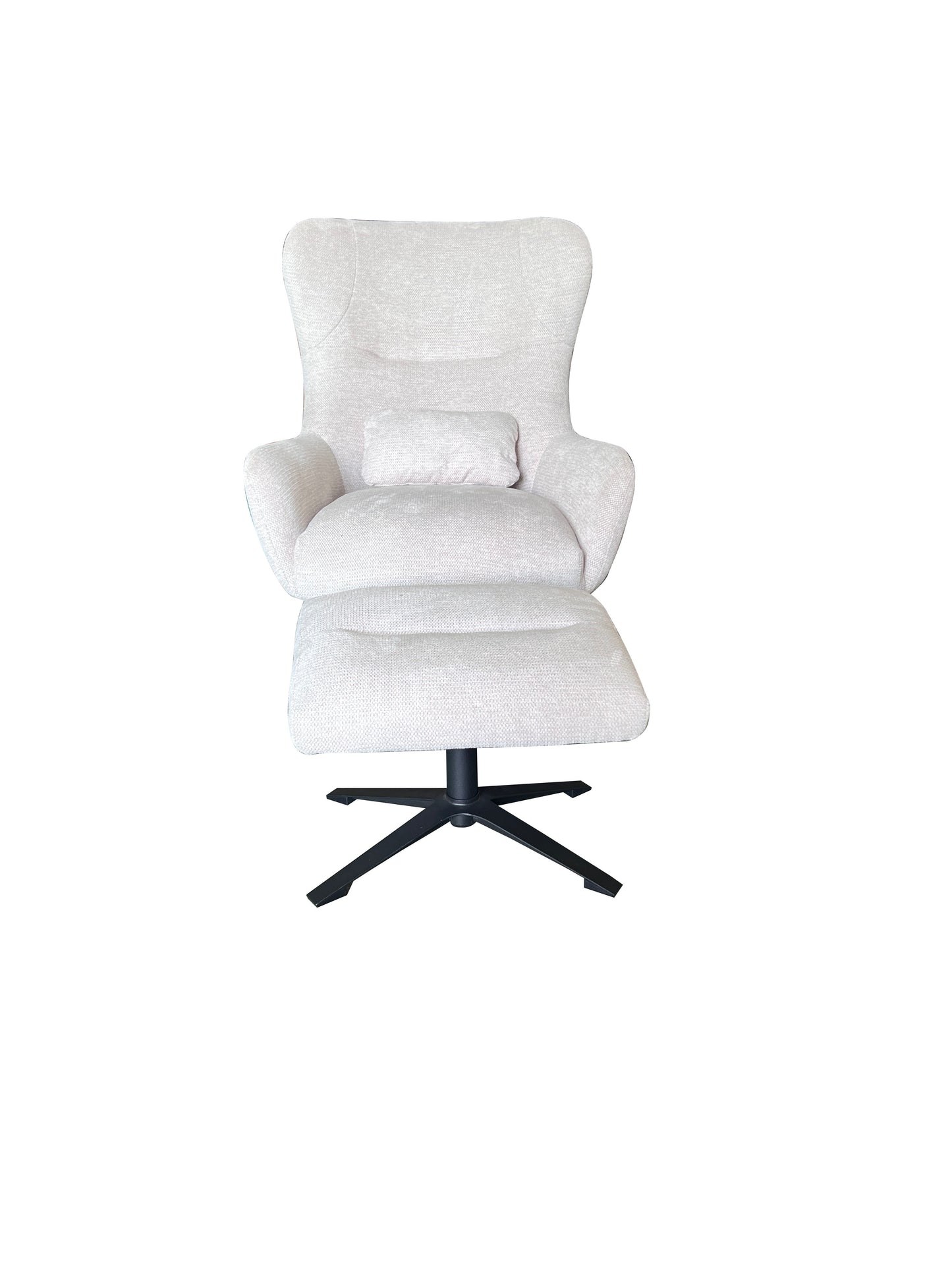 Fauteuil Muck met hocker | Stof Share 111 stof