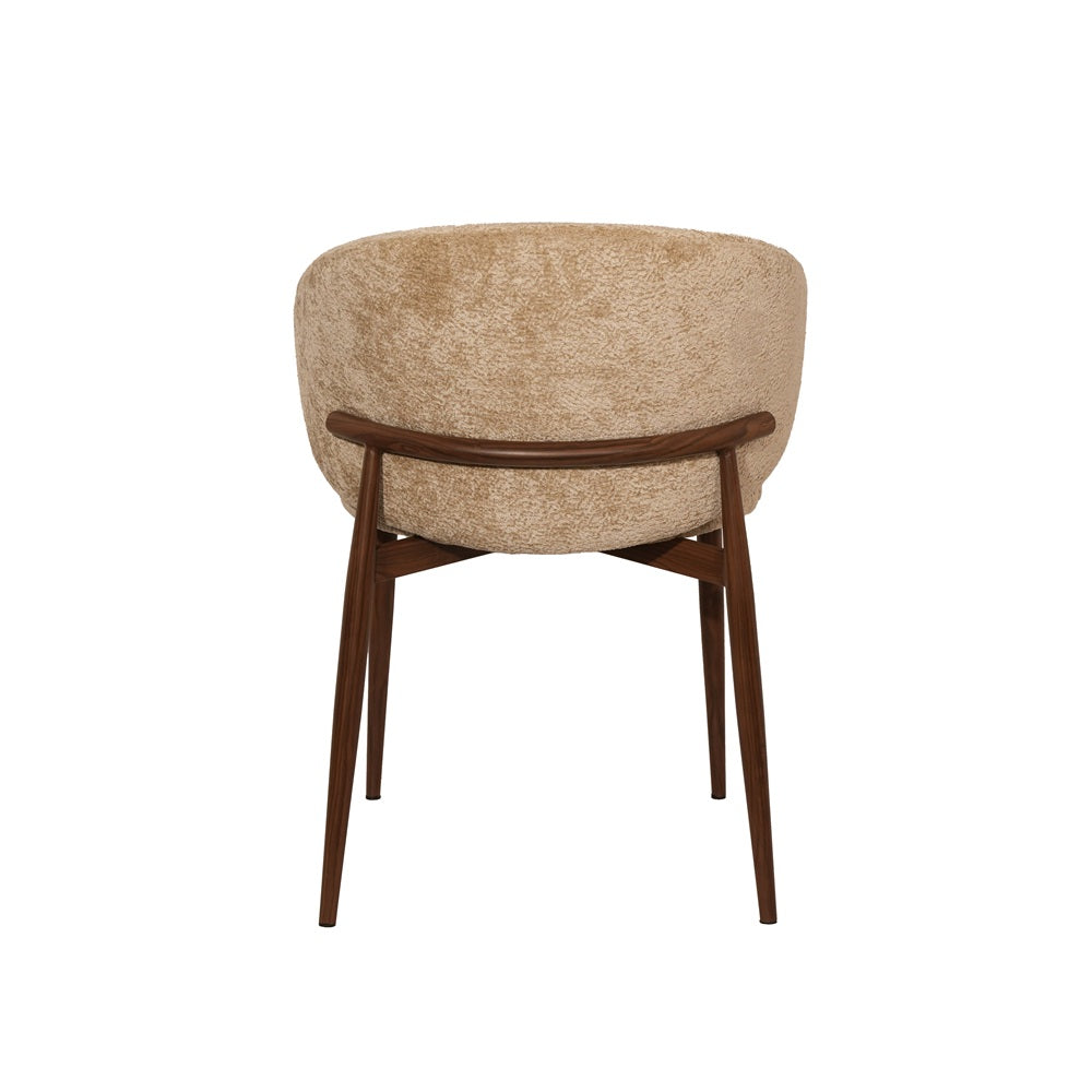 Stoel Nube | Beige | Metaal frame | Japandi stijl