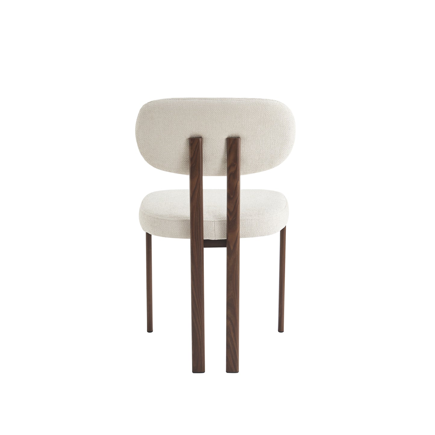 Eetkamerstoel Wiebe – 02 Beige Bekleding & Walnoot frame