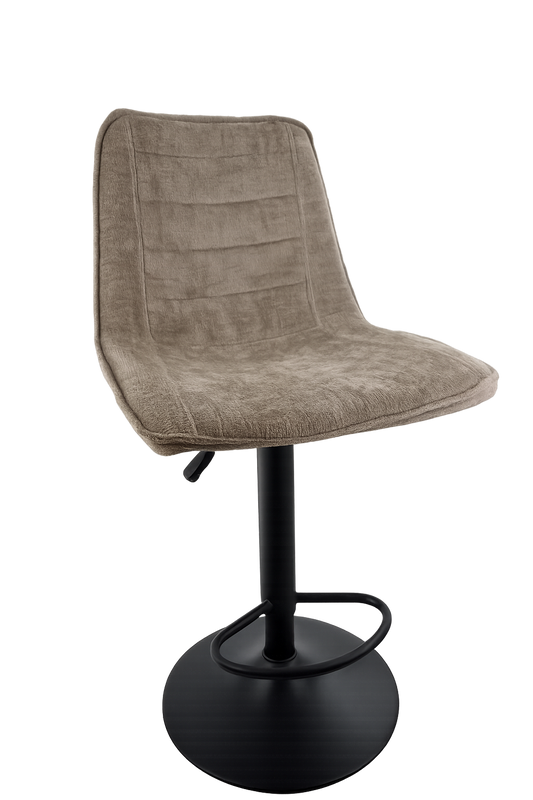 Barstoel Nikos in stof harmony beige