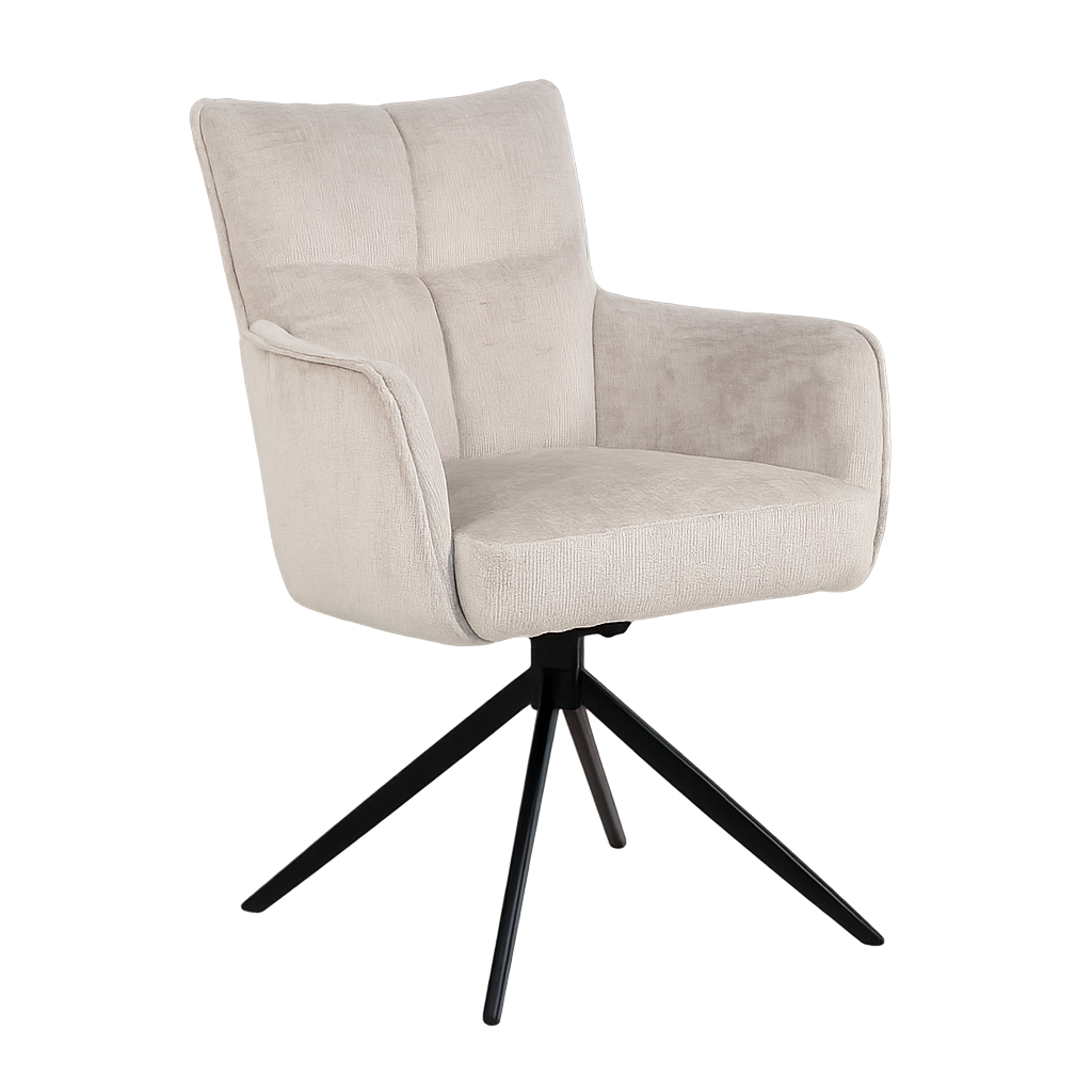 Stoel James in perfect harmony beige