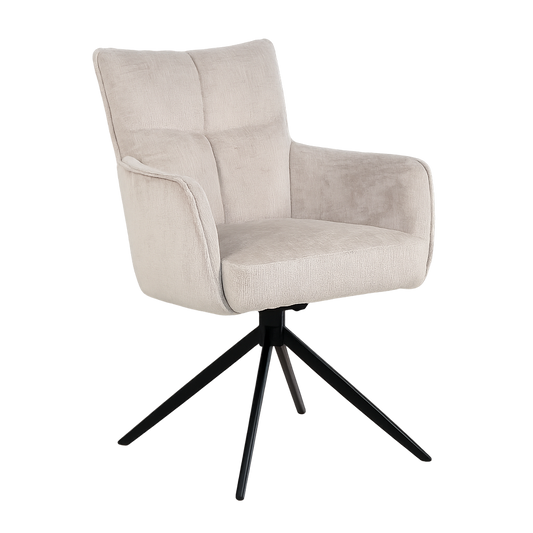 Stoel James in perfect harmony beige