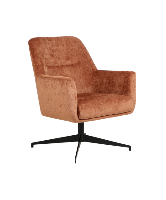 Joeri fauteuil in kleur roest 52