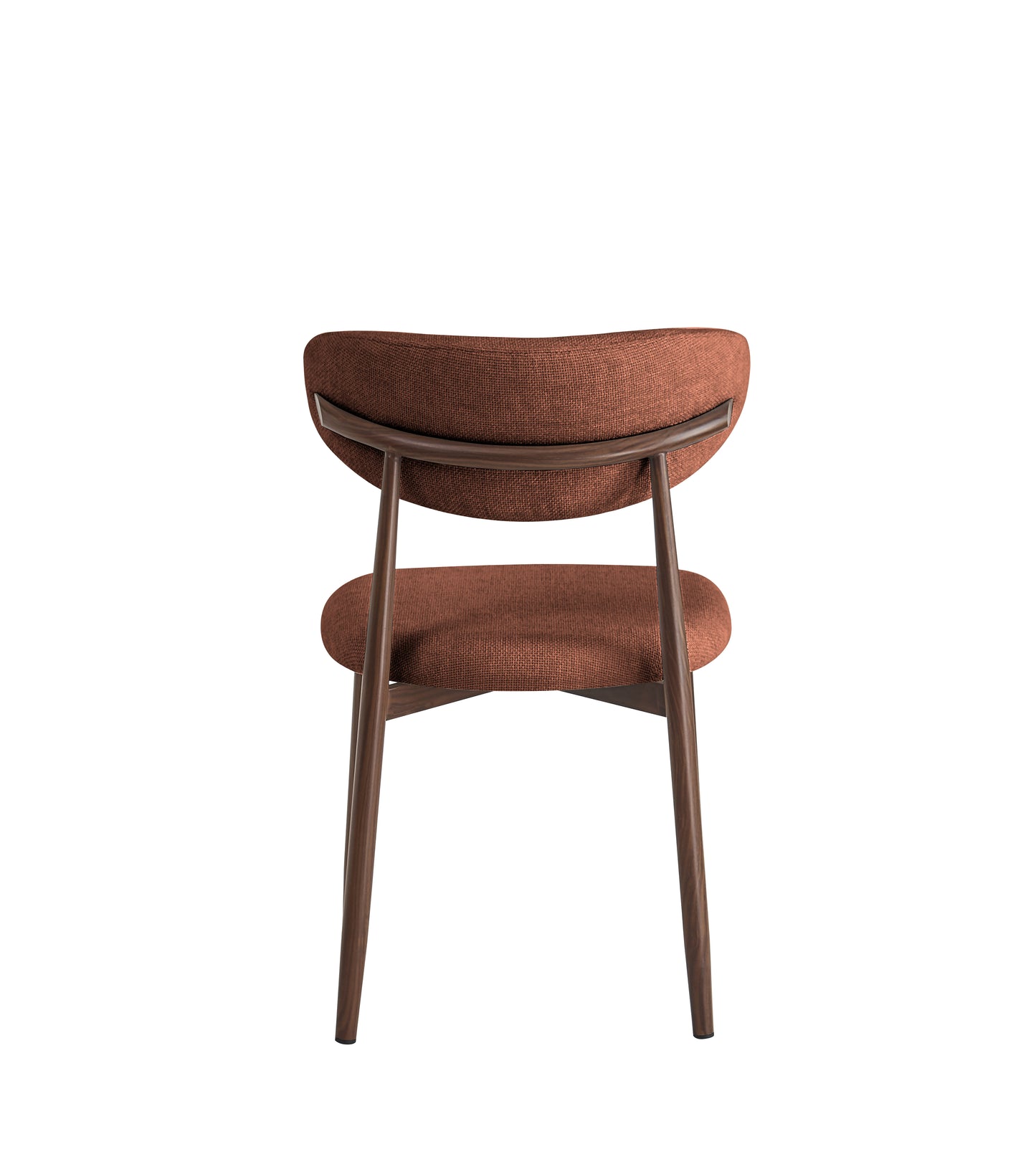 Eetkamerstoel Ronnie – 07 brown Bekleding & Walnoothout frame