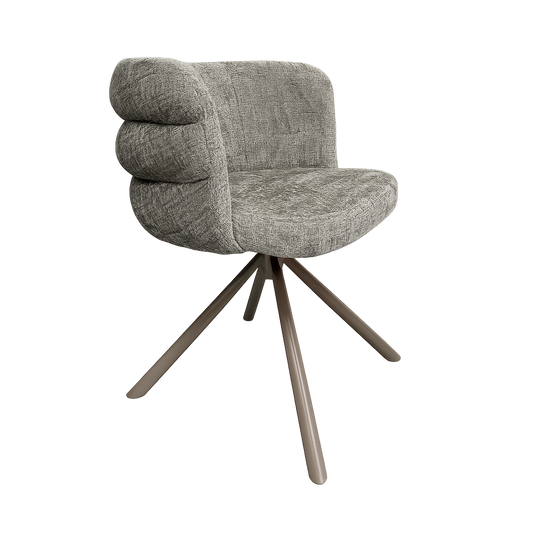 Eetkamerstoel Joep – Stof Cremona 85, poot beige