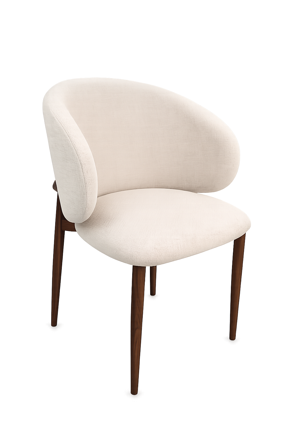 Stoel Nube | Beige | Metaal frame | Japandi stijl