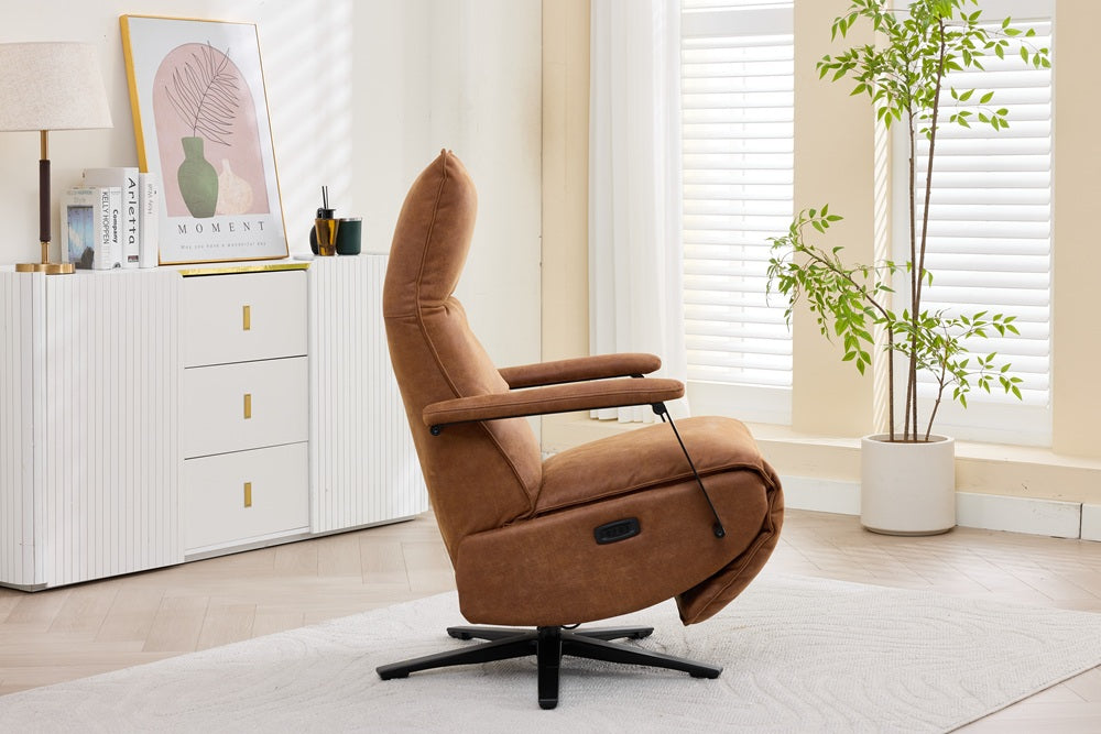Relaxfauteuil Aston – Bull Leder 09 Came