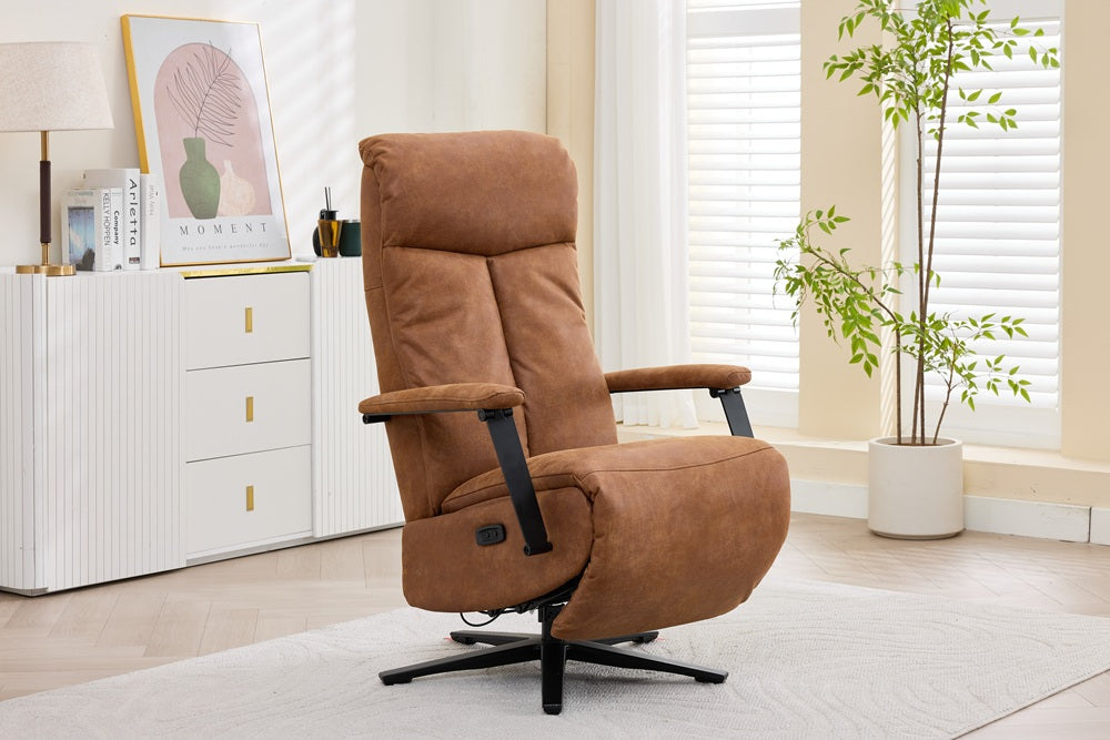 Relaxfauteuil Aston – Bull Leder 09 Came