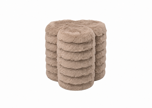 Wave Poef – Mocha (47x44x45 cm)