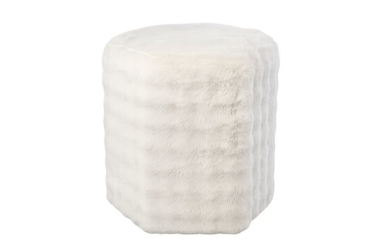 Hexa Poef – Ivory