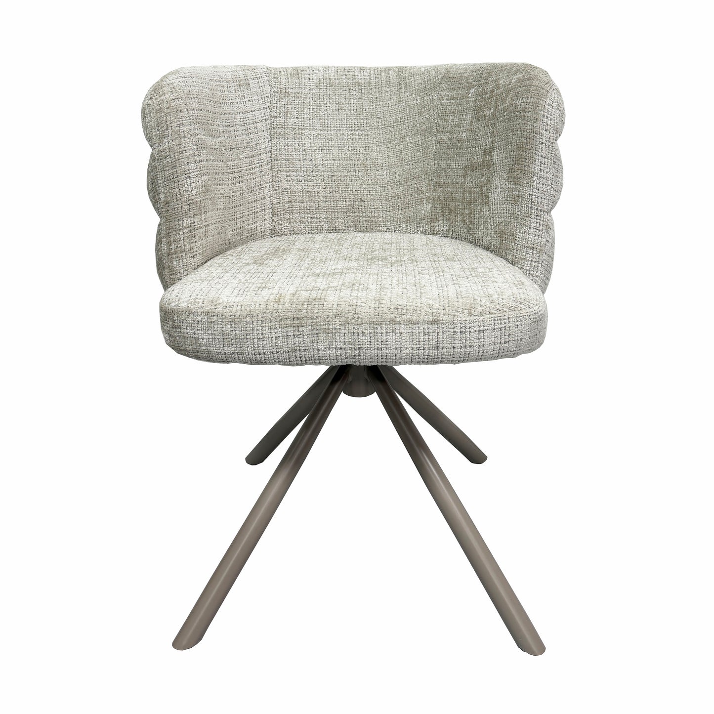 Eetkamerstoel Joep – Beige draaistoel in stof Cremona 04