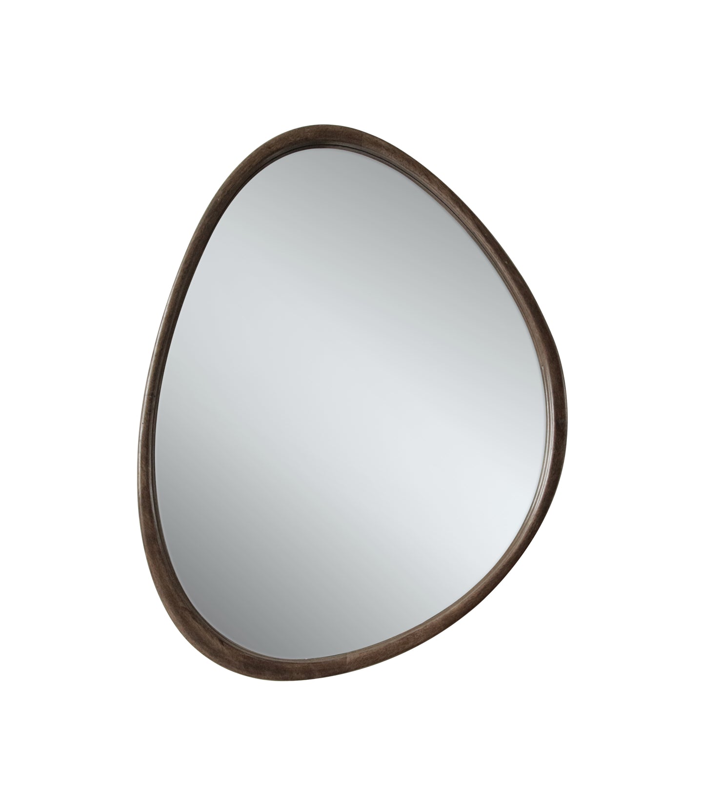 AJ3178 Japandi Spiegel – Organische Vorm – Brown – 59 x 78 x 4 cm