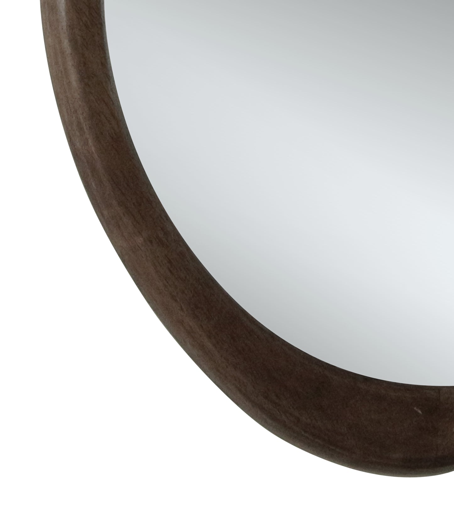 AJ3182 Japandi Spiegel – Organische Vorm – Brown – 48 x 60 x 4 cm