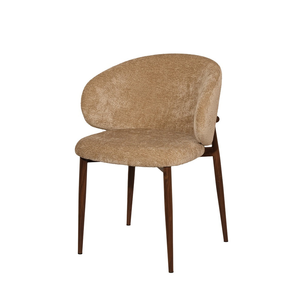 Stoel Nube | Beige | Metaal frame | Japandi stijl