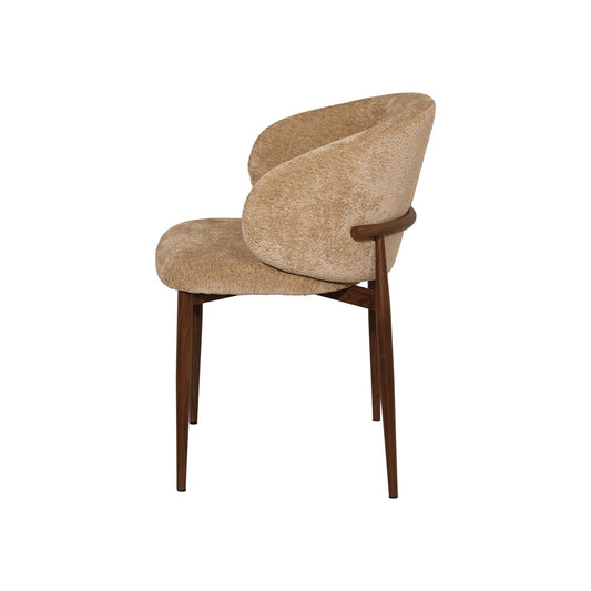 Stoel Nube | Beige | Metaal frame | Japandi stijl