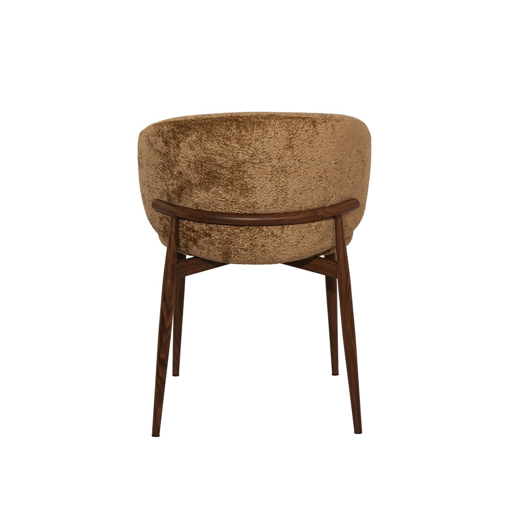 Stoel Nube | Brown | Metaal frame | Japandi stijl