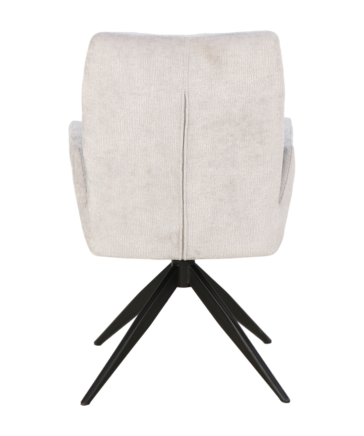 Stoel Atal grey 80 – Draaibaar – Pocketvering – Zwart Frame