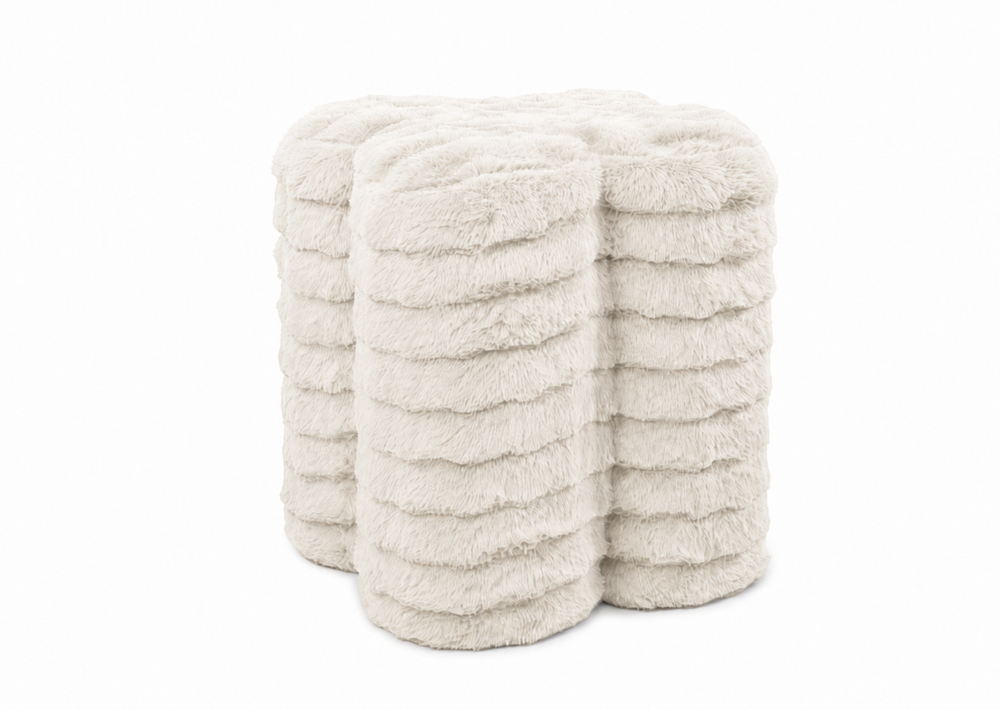Duo Poef – Ivory