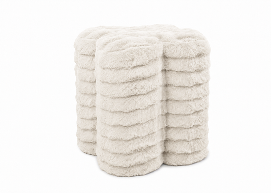 Duo Poef – Ivory