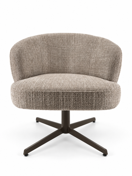Lounge Chair Tavi – Cremone Beige | Nordic Brown