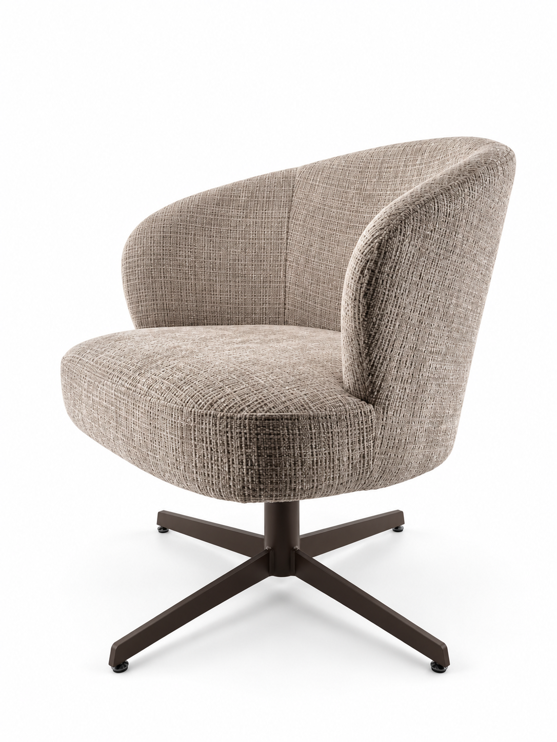 Lounge Chair Tavi – Cremone Beige | Nordic Brown