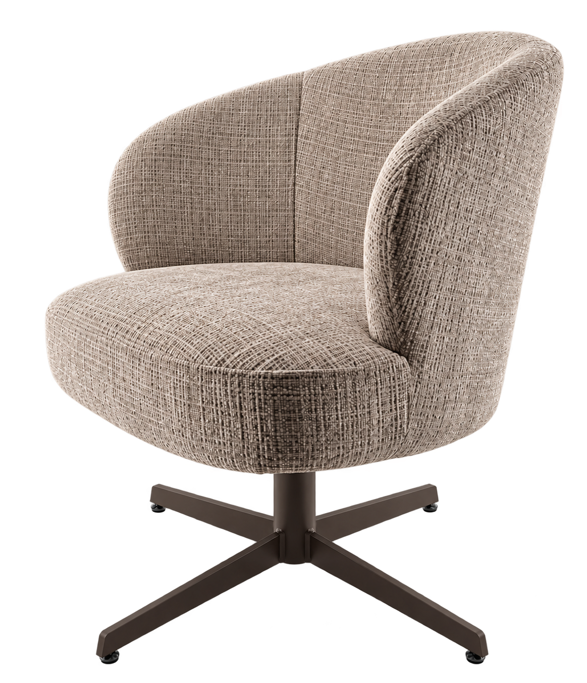 Lounge Chair Tavi – Cremone Beige | Nordic Brown