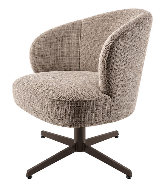 Lounge Chair Tavi – Cremone Beige | Nordic Brown