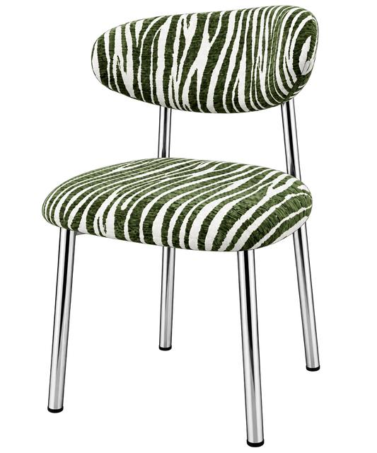 Eetkamerstoel Juno – Zebra Olive