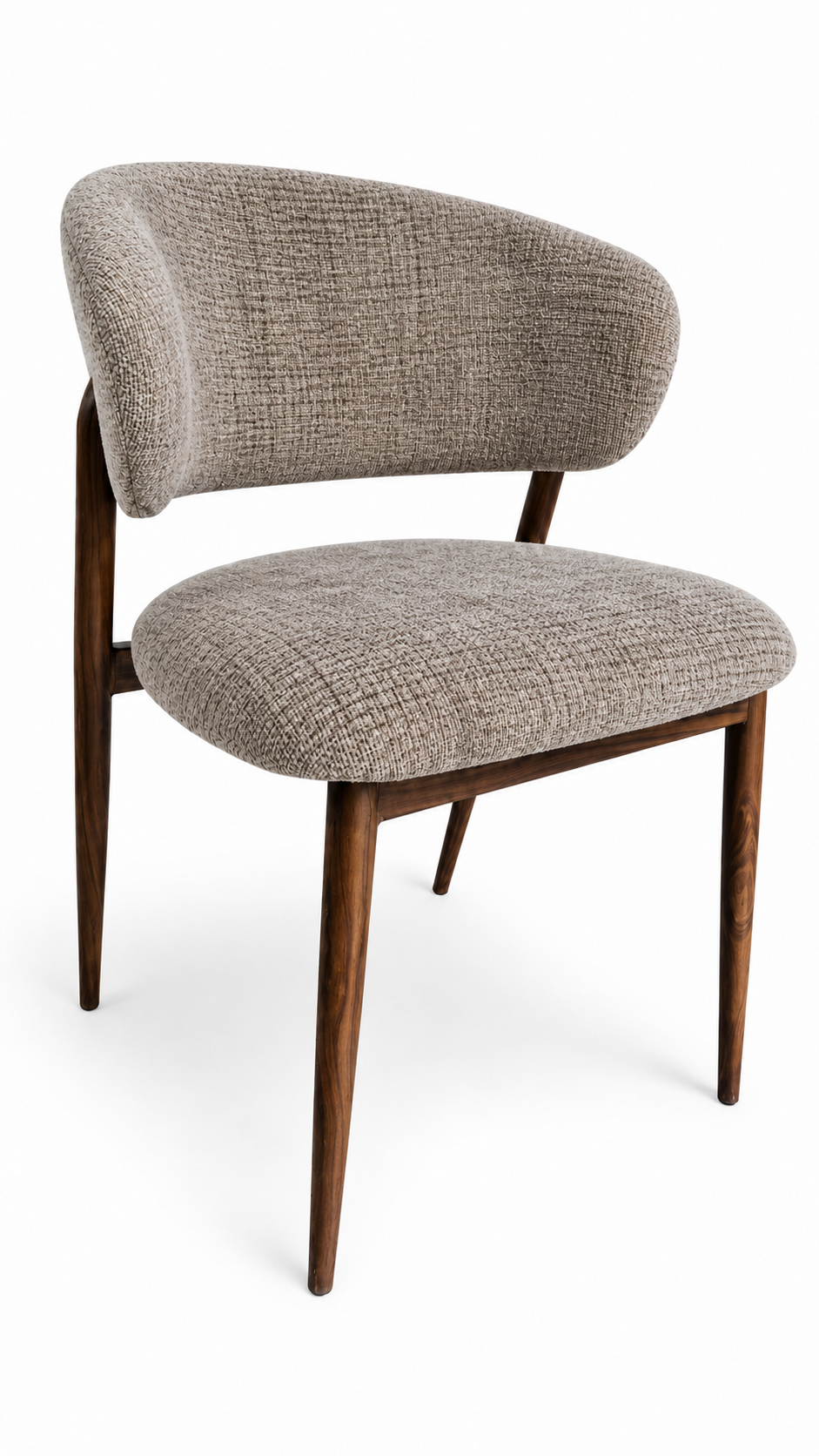 Stoel Coco | Cremona Bruin | metalen frame | Japandi stijl