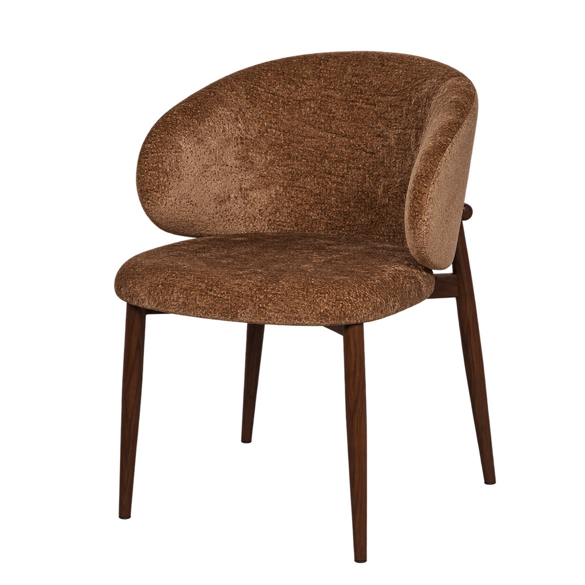 Stoel Nube | Brown | Metaal frame | Japandi stijl
