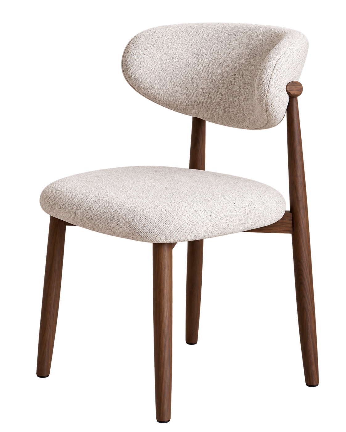 Japandi Eetkamerstoel Ronnie – beige 03 stof