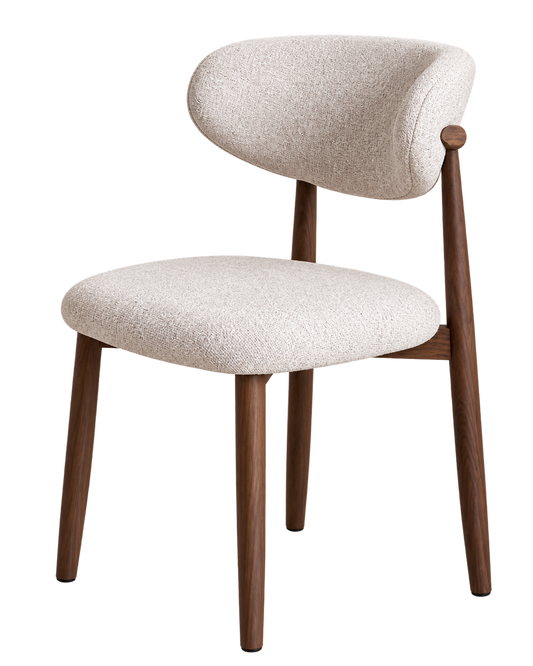 Japandi Eetkamerstoel Ronnie – beige 03 stof