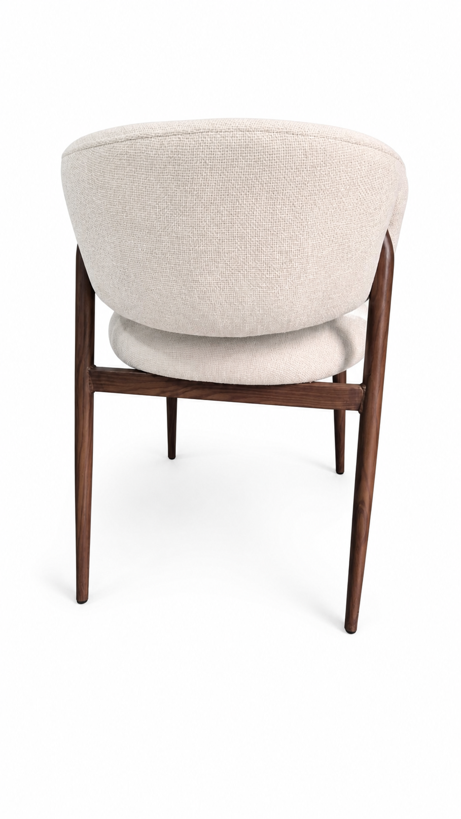 Stoel Coco | Beige Cremona | metalen frame | Japandi stijl