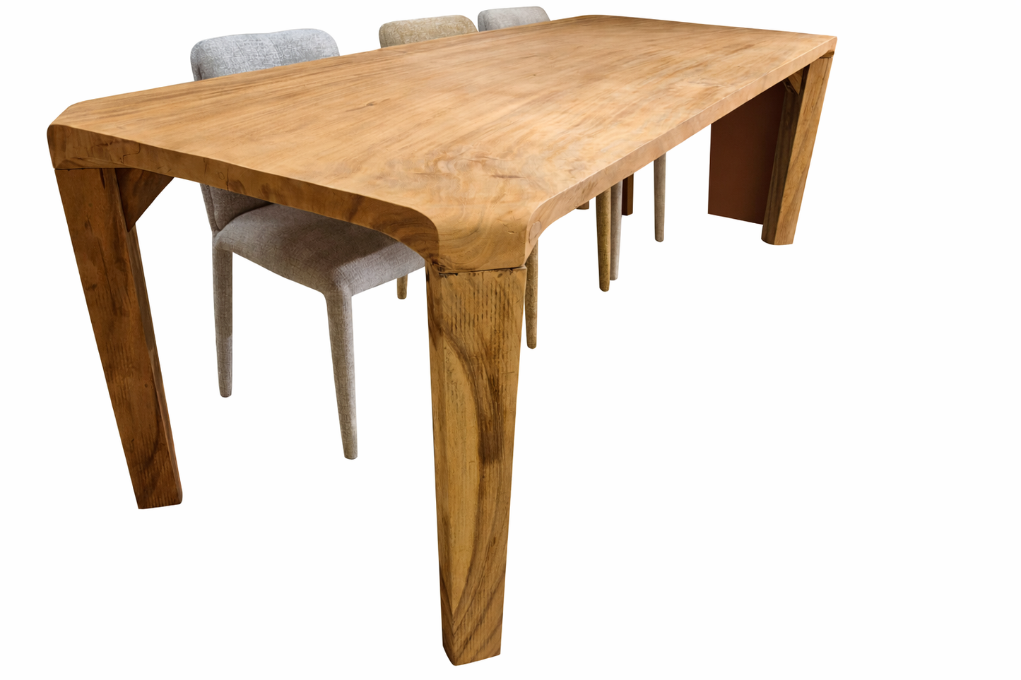 Suar Houten Eettafel – 220x90 of 240x100 cm | Naturel & Bruin | Handgemaakt Massief Hout