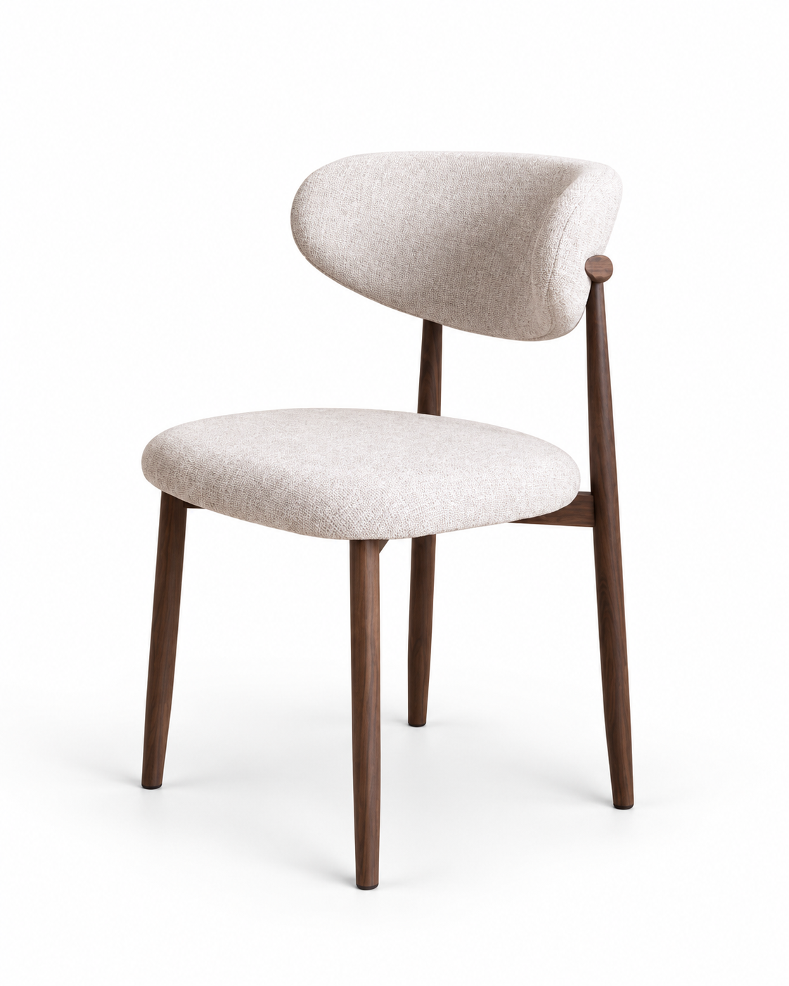 Japandi Eetkamerstoel Ronnie – beige 03 stof