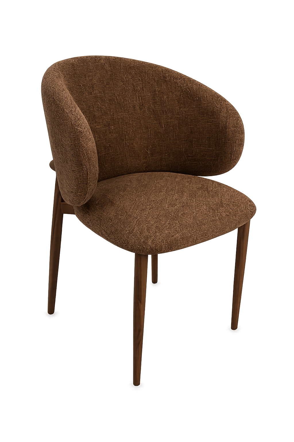 Stoel Nube | Brown | Metaal frame | Japandi stijl