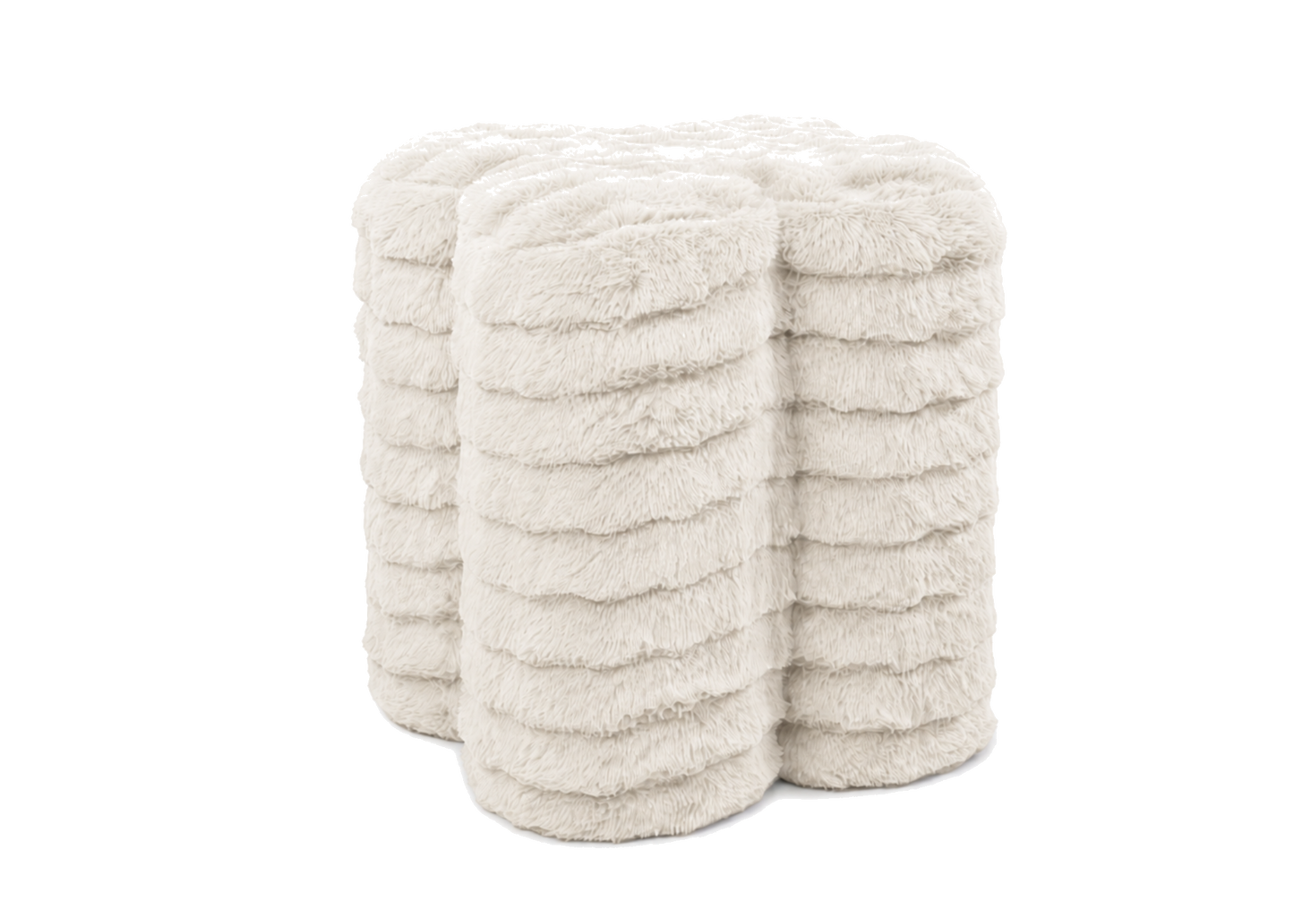 Duo Poef – Ivory