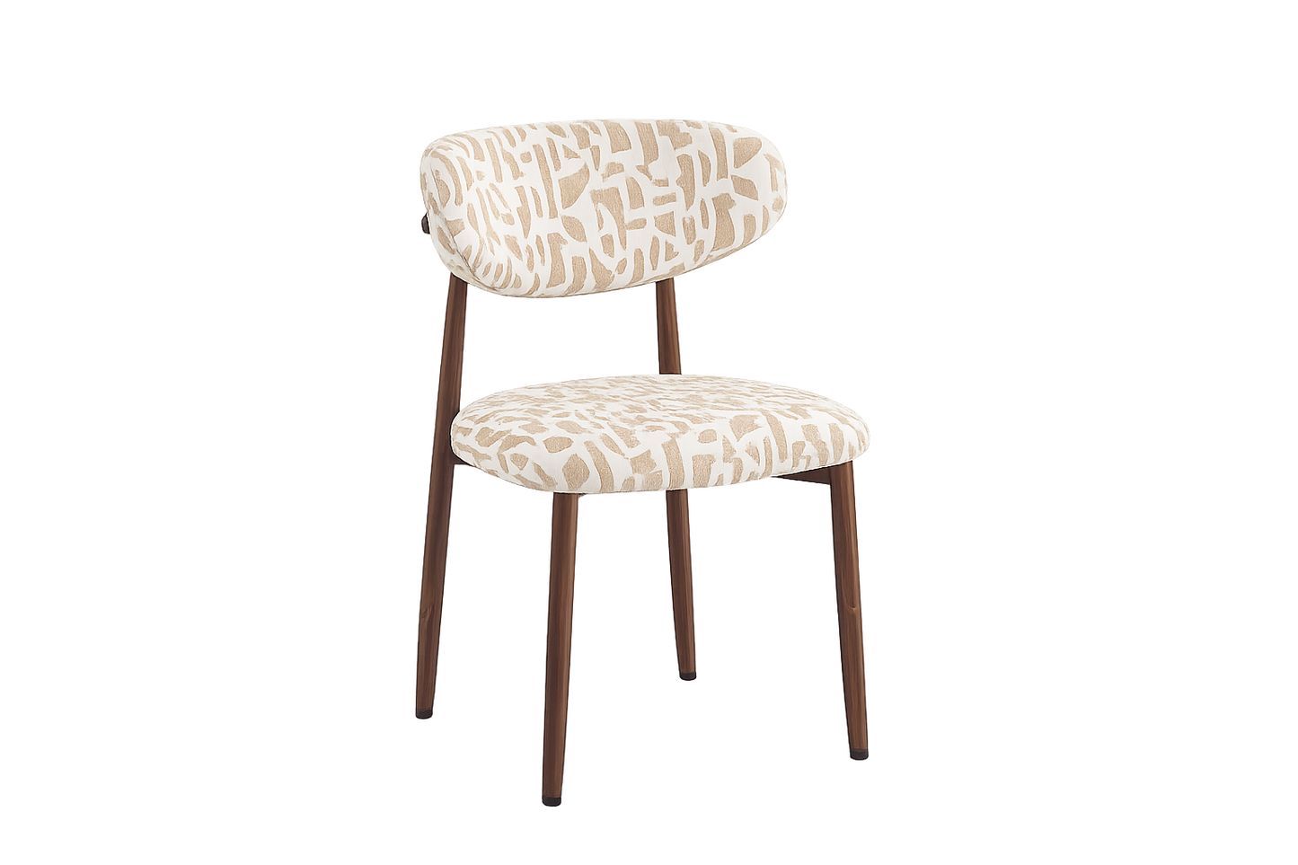 Japandi Eetkamerstoel Ronnie – Patroon 120 Beige