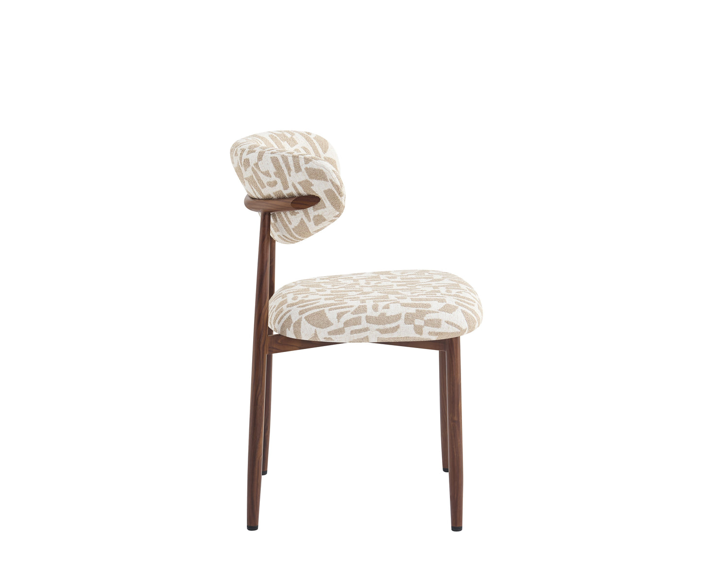 Japandi Eetkamerstoel Ronnie – Patroon 120 Beige