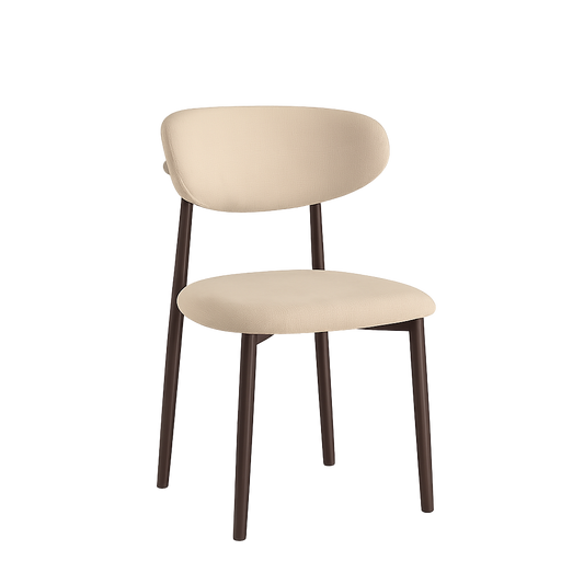 Japandi Eetkamerstoel Ronnie – beige 03 stof