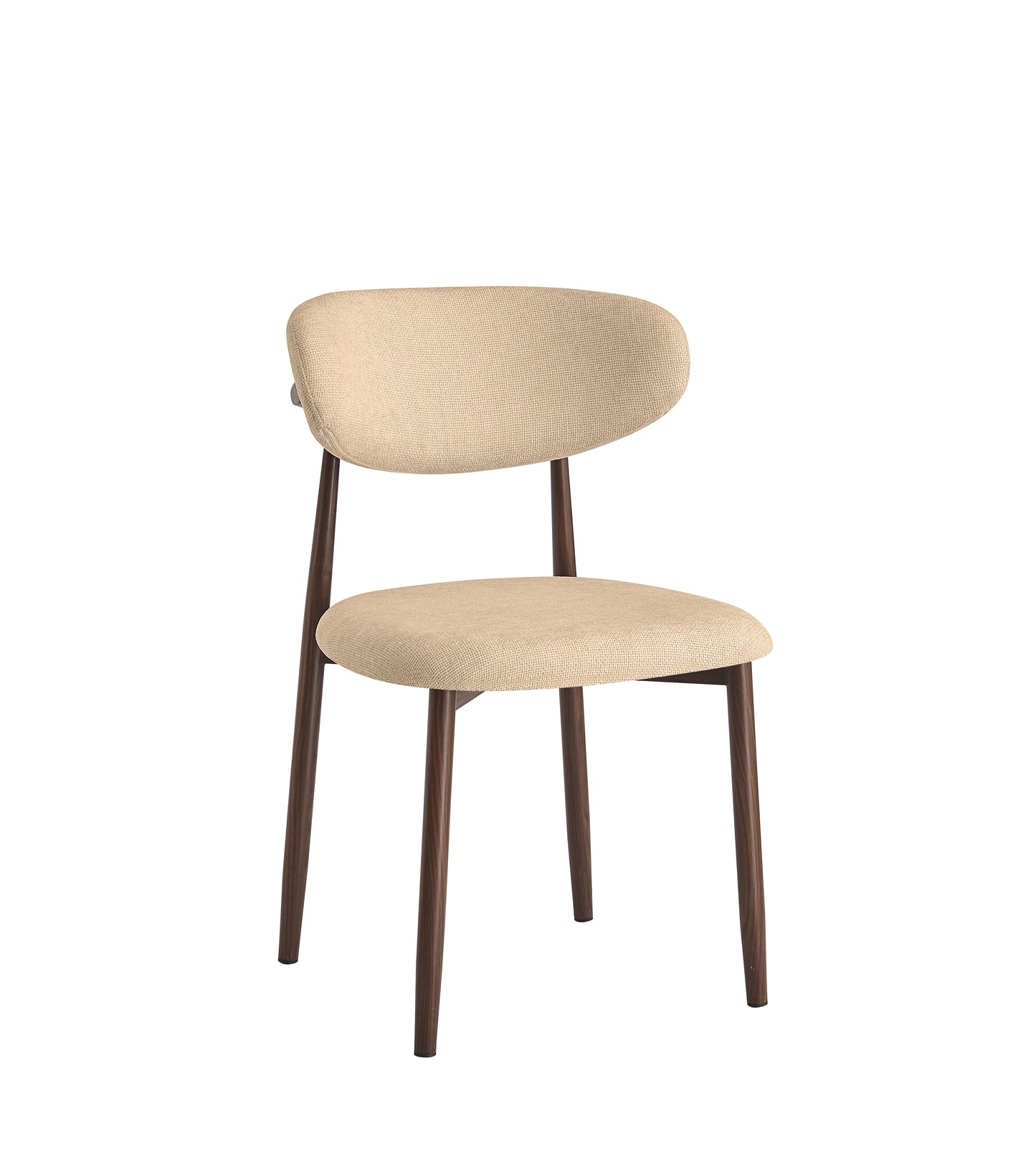 Japandi Eetkamerstoel Ronnie – beige 03 stof