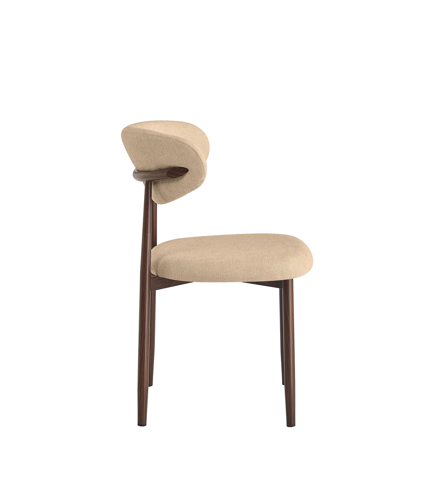 Japandi Eetkamerstoel Ronnie – beige 03 stof
