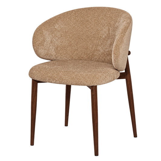 Stoel Nube | Beige | Metaal frame | Japandi stijl
